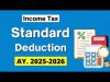 Standard Deduction for AY 2025–26