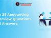 Top 25 Accounting Interview Questions and Answers 2026